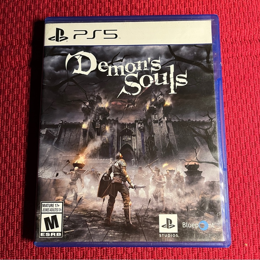 Demon's Souls for PS5 - Striking Blue Cover
